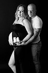 Babybauchfotos Bad Vilbel Schwarz Weiss
